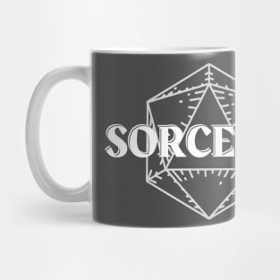 Sorcerer DnD D20 Symbol Print Mug